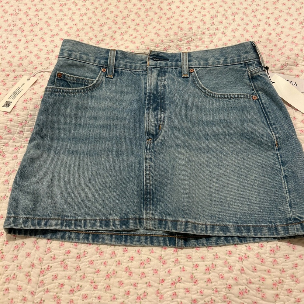 aritiza denim forum 90s ricci denim skirt
